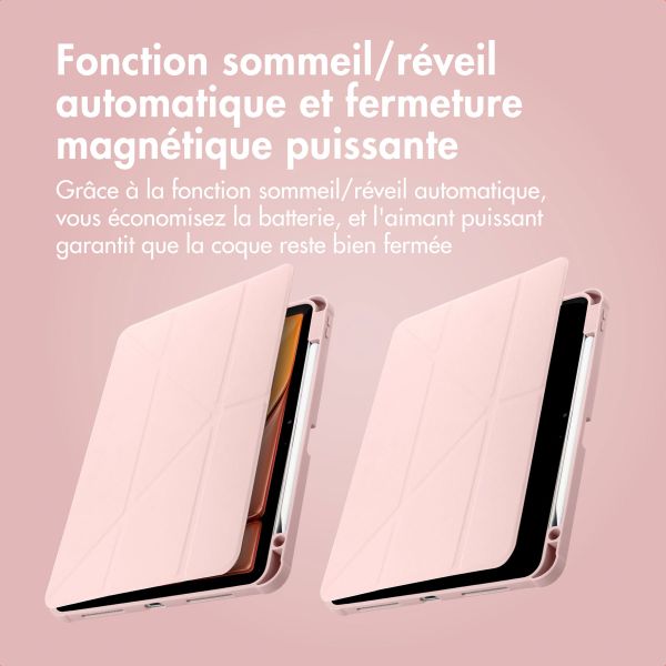 imoshion Coque tablette Origami iPad Air 11 pouces (2024) M2 - Rose