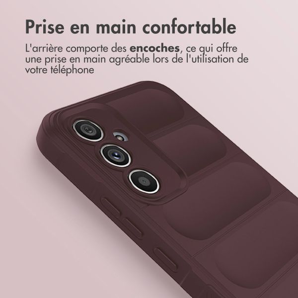 imoshion Coque arrière EasyGrip Samsung Galaxy A54 (5G) - Aubergine