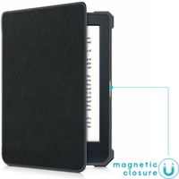 imoshion Étui de liseuse portefeuille Slim Soft Kobo Nia - Noir