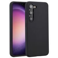 Accezz Coque Liquid Silicone Samsung Galaxy S23 - Noir