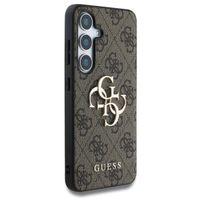 Guess Coque 4G Metal Logo Backcover Samsung Galaxy S25 Plus - Marron