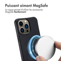 imoshion Coque arrière Color avec cordon amovible et MagSafe Apple iPhone 13 Pro - Noir