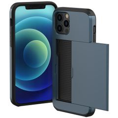 imoshion Coque arrière avec porte-cartes Apple iPhone 12 (Pro) - Bleu foncé
