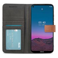 imoshion Étui de téléphone portefeuille Luxe Nokia 5.4 - Brun