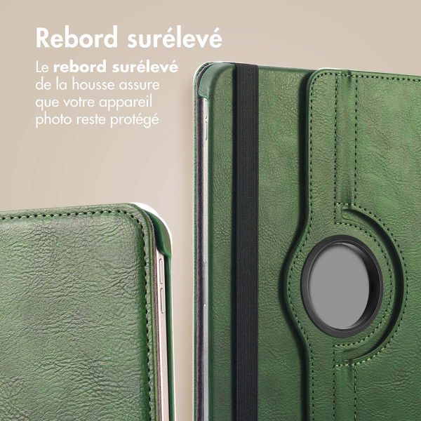 imoshion Coque tablette rotatif à 360° Samsung Galaxy Tab S10 Plus / Tab S9 Plus / Tab S9 FE Plus - Vert