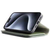 Wachikopa Étui de téléphone portefeuille Multi Wallet iPhone 15 Pro - Forest Green