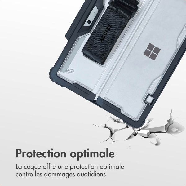 Accezz Coque Rugged avec support Microsoft Surface Go / Go 2 / Go 3 / Go 4 - Noir