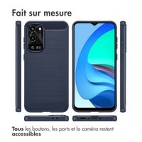 imoshion Coque Brushed Samsung Galaxy A36 - Bleu foncé