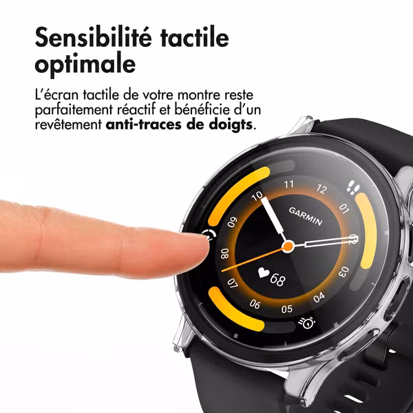imoshion Coque rigide à couverture complète Garmin Venu 3 - Transparent