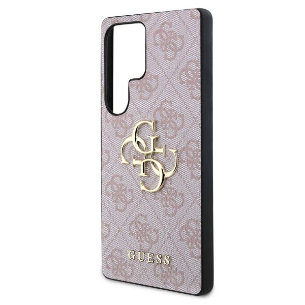 Guess Coque 4G Metal Logo Backcover Samsung Galaxy S25 Ultra - Rose