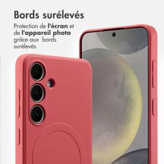 imoshion Coque Couleur avec MagSafe Samsung Galaxy S24 - Dusty Rose