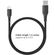 imoshion Câble USB-C vers USB Samsung Galaxy S20 - Textile tressé - 1,5 mètres - Noir