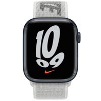 Apple Bracelet Nike Sport Loop Apple Watch Series 1 t/m 9 / SE (38/40/41 mm) | Series 10 / 11 (42 mm) - Black And White