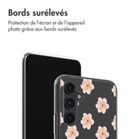 imoshion Coque Design Samsung Galaxy A54 (5G) - Floral Peach