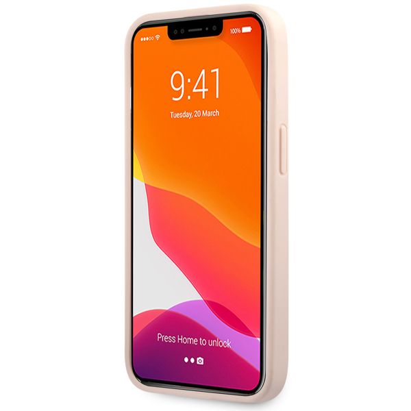 Guess Coque 4G Metal Logo Backcover Apple iPhone 13 Pro Max - Rose