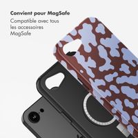 Selencia Coque arrière Vivid avec MagSafe Apple iPhone 16e - Moo'd Lavender Glow