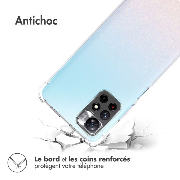 imoshion Coque antichoc Xiaomi Redmi Note 11 (4G) / Note 11S (4G) - Transparent