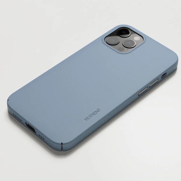 Nudient Coque Thin iPhone 12 (Pro) - Sky Blue