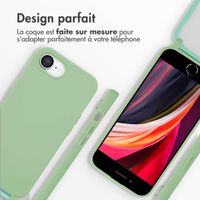 imoshion Coque en silicone avec cordon Apple iPhone 16e - Vert