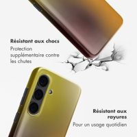 Selencia Coque arrière Vivid Samsung Galaxy S24 - Gradient Olive Dust