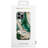 iDeal of Sweden Coque Fashion iPhone 13 Pro Max - Golden Jade Marble