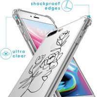 imoshion Coque Design avec cordon iPhone 8 Plus / 7 Plus - Woman Flower