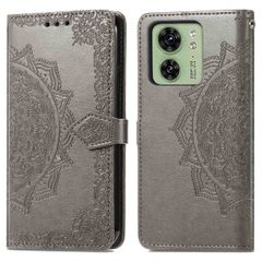 imoshion Etui de téléphone portefeuille Mandala Motorola Edge 40 - Gris