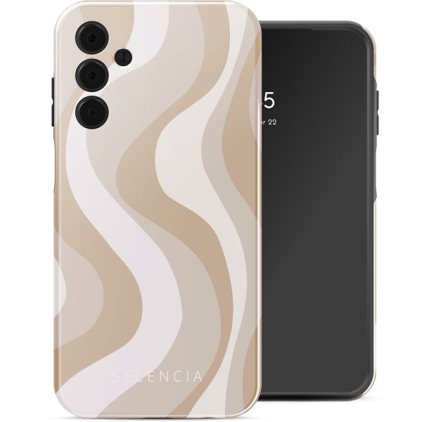 Selencia Coque arrière Vivid Tough Samsung Galaxy A15 - Desert Waves Beige