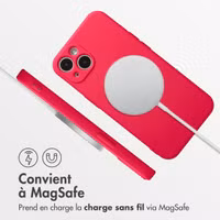 imoshion Coque Couleur avec MagSafe Apple iPhone 13 - Neon Pink