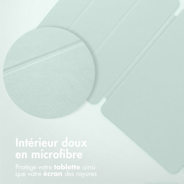 imoshion Magnetic etui de téléphone portefeuille Apple iPad Air 11 pouces (2025) M3 / (2024) M2 / Air 5 (2022) / Air 4 (2020) - Vert clair