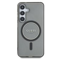 Guess Coque MagSafe IML Glitter Gradient Samsung Galaxy S25 - Noir