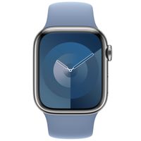 Apple Bracelet Sport Apple Watch Series 1 t/m 9 / SE (38/40/41 mm) | Series 10 / 11 (42 mm) - Taille S/M - Winter Blue