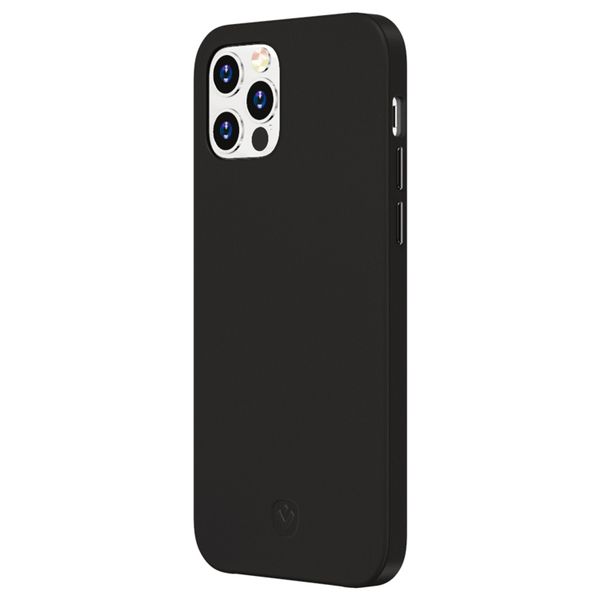 Valenta Coque en cuir Luxe iPhone 12 Pro Max - Noir