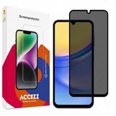 Accezz Protection d'écran en verre trempé Privacy Samsung Galaxy A15 (5G/4G)