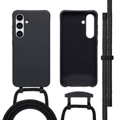 imoshion Coque de couleur avec cordon amovible MagSafe Samsung Galaxy S24 / S25- Noir