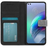 imoshion Étui de téléphone portefeuille Luxe Motorola Moto G100 -Gris