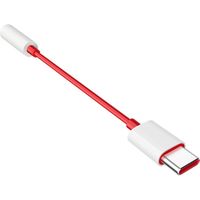 OnePlus Adaptateur de connexion audio USB-C vers Jack 3,5 mm - Rouge