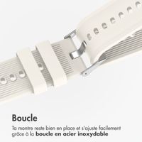 imoshion Bracelet en silicone OnePlus Watch 3 / 2 / 2R / Oppo Watch X2 / X - Beige