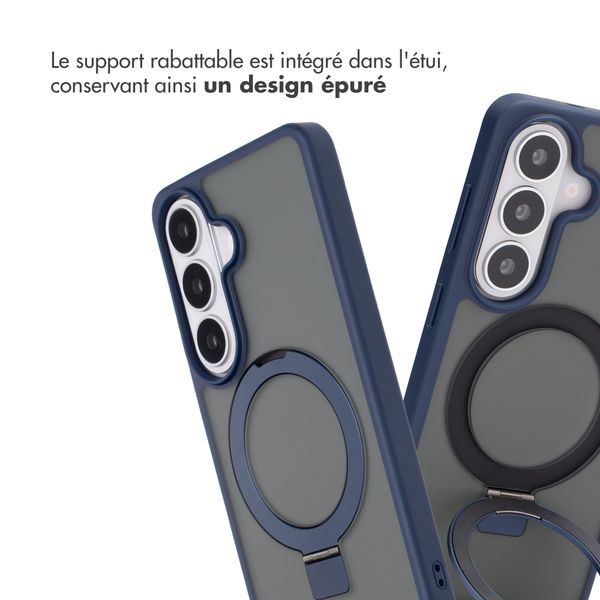 Accezz Coque Ring Stand avec MagSafe Samsung Galaxy S26 - Bleu