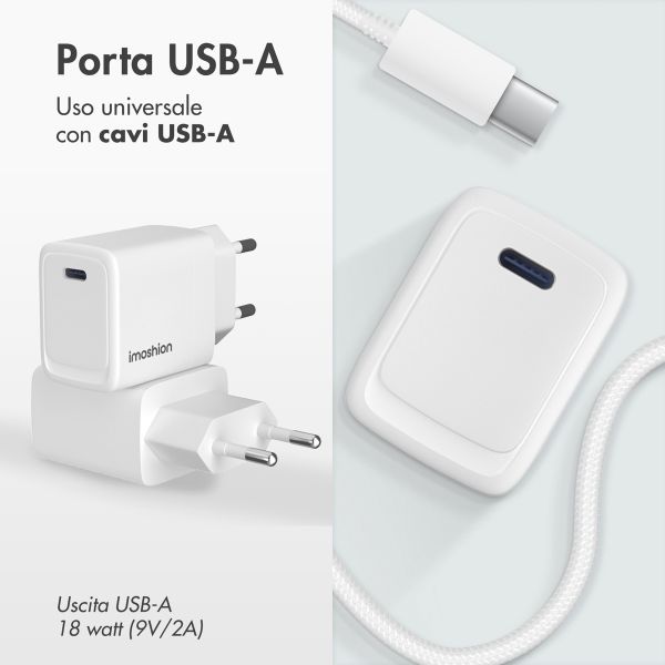 imoshion Adaptateur secteur 20 watts | USB-C - Blanc