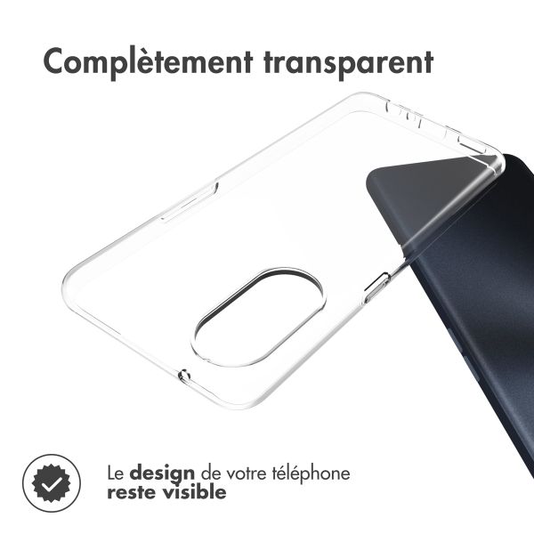 Accezz Coque Clear Oppo Reno 8 T (4G) - Transparent