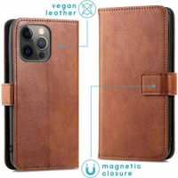 imoshion Étui de télephone portefeuille Apple iPhone 13 Pro Max - Marron