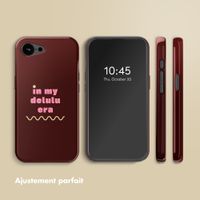 Selencia Coque arrière Vivid avec MagSafe Apple iPhone 16e - Delulu