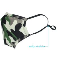 imoshion Réutilisable, masque lavable avec 3 couches de coton - Camo