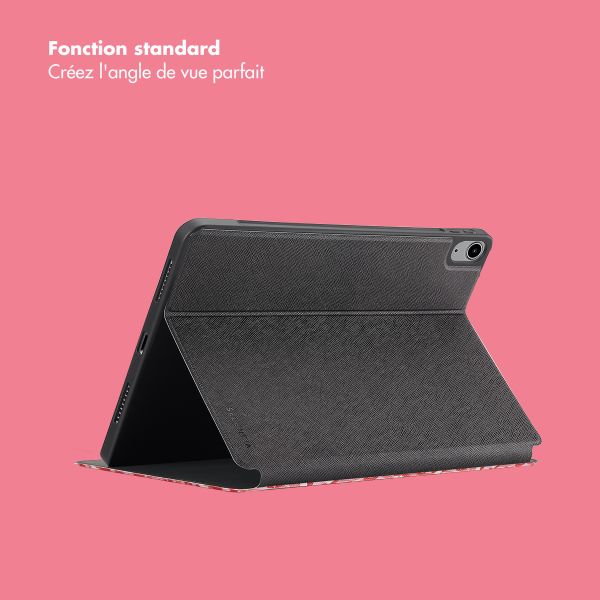 Selencia Coque tablette Vivid Apple iPad Air 11 pouces (2025) M3 / (2024) M2 / Air 5 (2022) / Air 4 (2020) - Wild Spots Lipstick