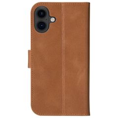 dbramante1928 Étui de télephone portefeuille Apple iPhone 16 Plus - Tan