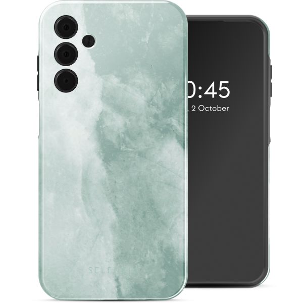 Selencia Coque arrière Vivid Tough Samsung Galaxy A15 (5G/4G) - Marble Grayed Jade