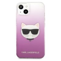 Karl Lagerfeld Coque arrière rigide Choupette iPhone 13 Mini - Rose