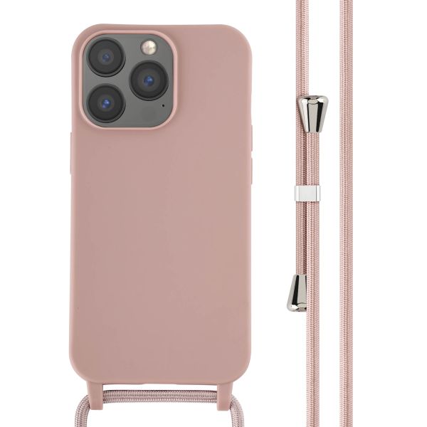 imoshion ﻿Coque en silicone avec cordon iPhone 13 Pro - Sand Pink