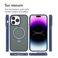 Accezz Coque Ring Stand avec MagSafe Apple iPhone 14 Pro Max - Bleu